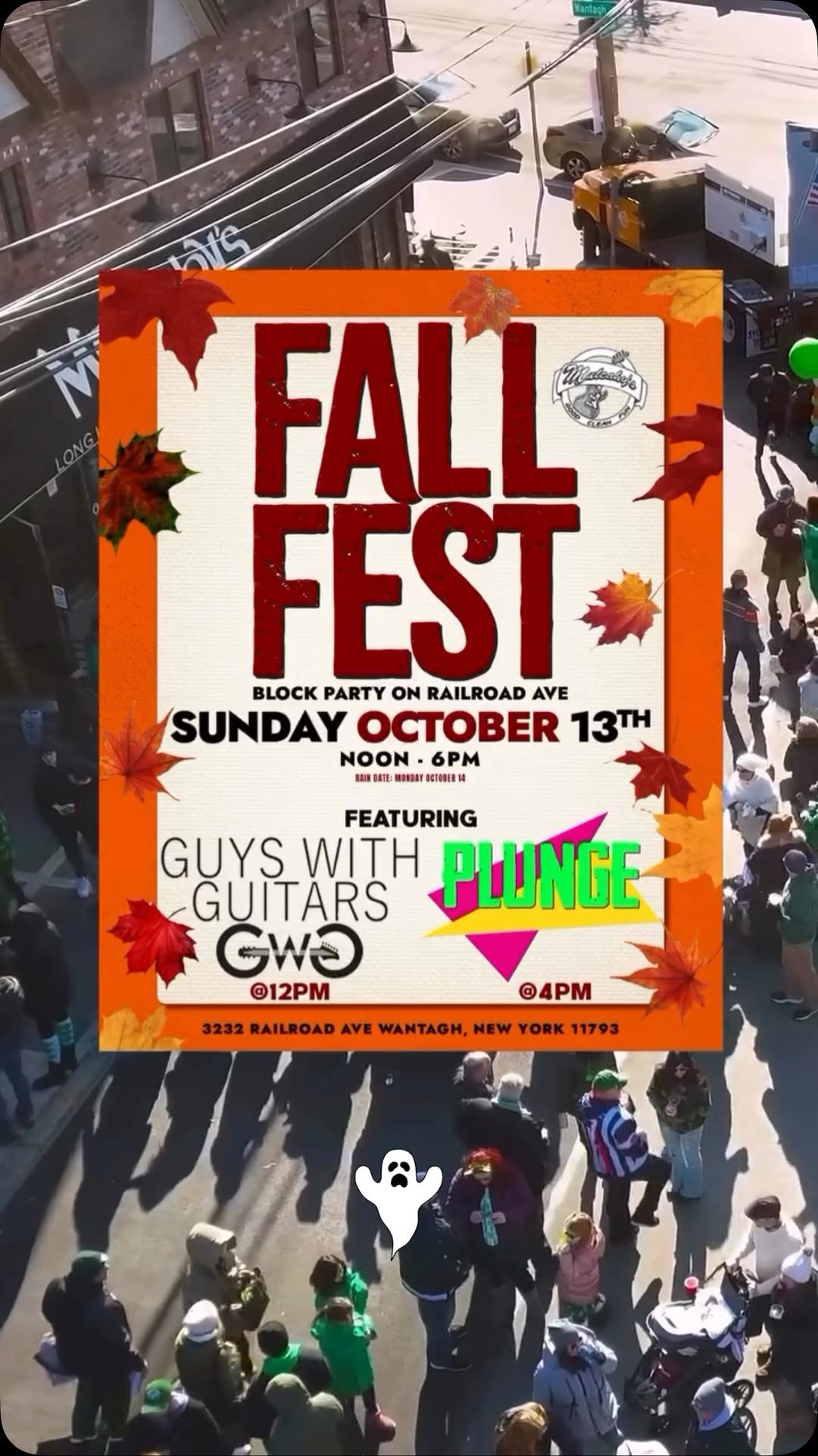 Out at Fall Fest today, a little behind-the-scenes from a Long Island block party.